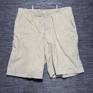 Honolua Surf Co. Shorts Men's Size 36 Yellow Check Corudroy